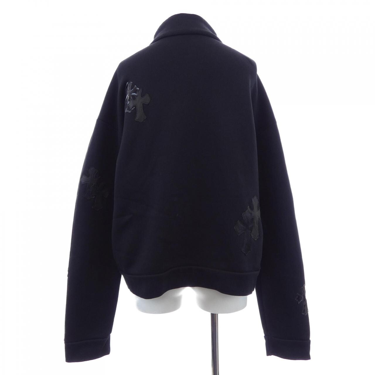 クロムハーツ CHROME HEARTS ハラコレザークロスパッチ 417192999******646 スウェット