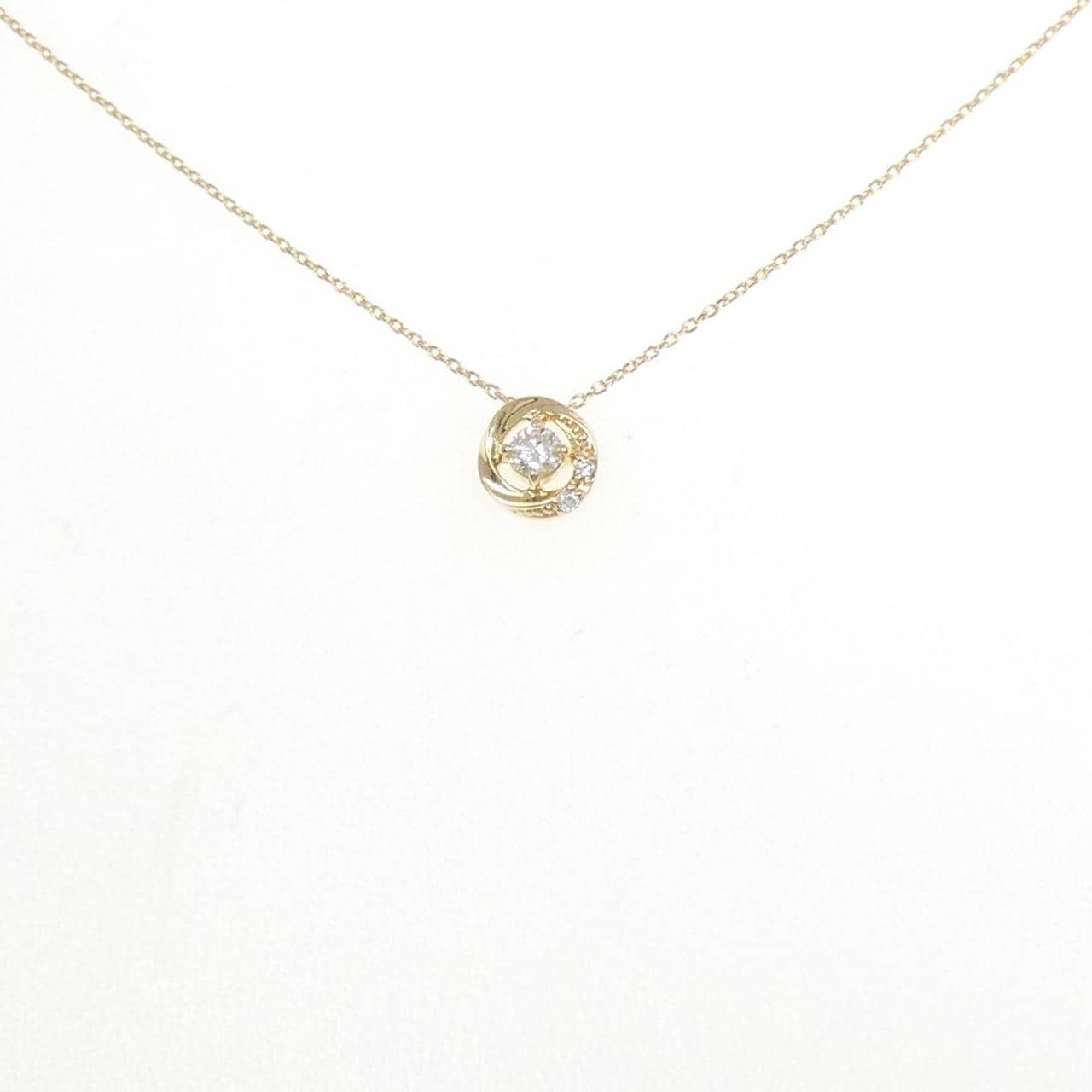 K18YG ダイヤモンド ネックレス 0.074CT
