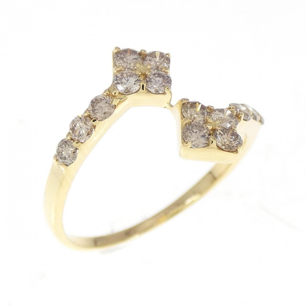 K18YG ダイヤモンド リング 0.40CT
