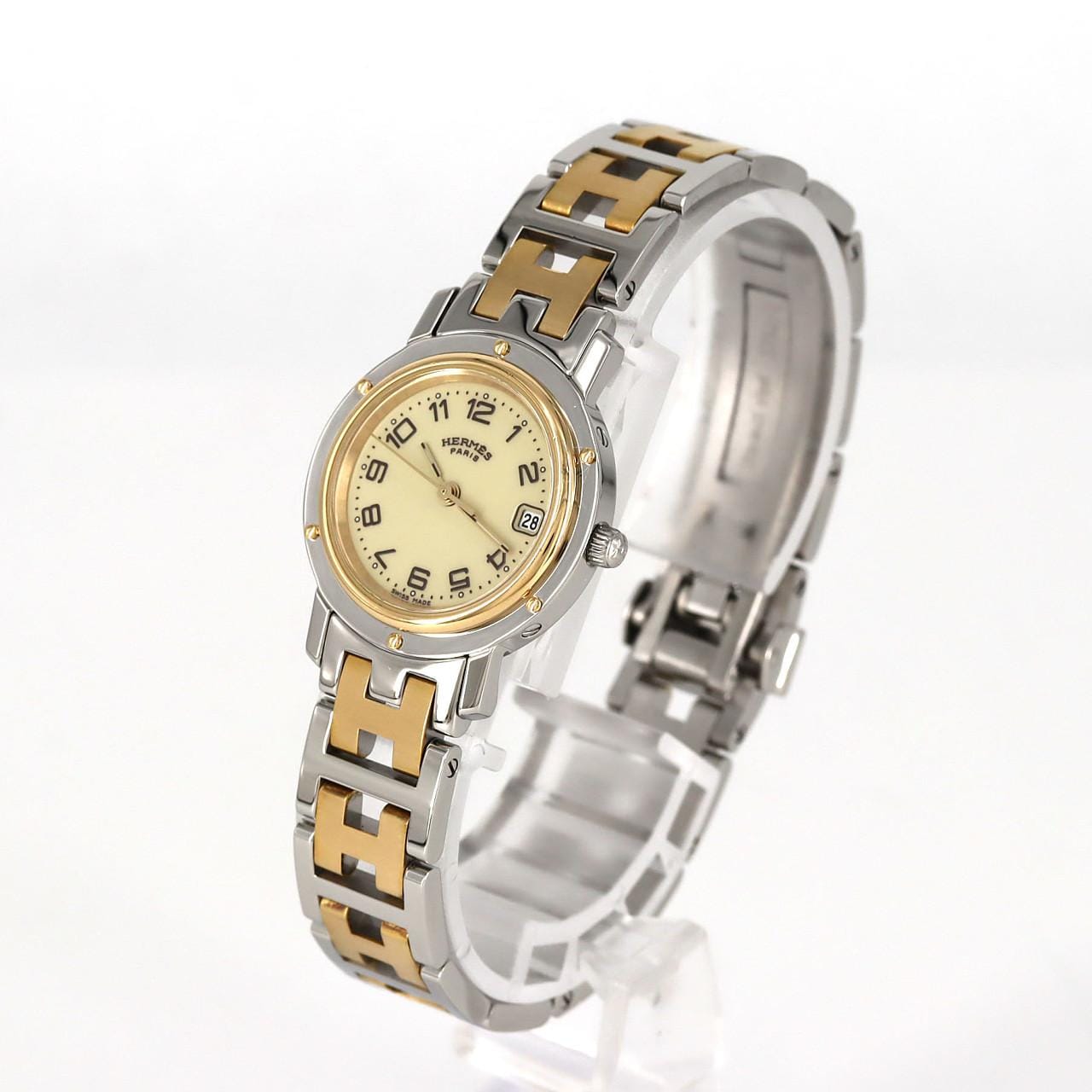 エルメス クリッパー コンビ CL4.220 SSxGP クォーツ