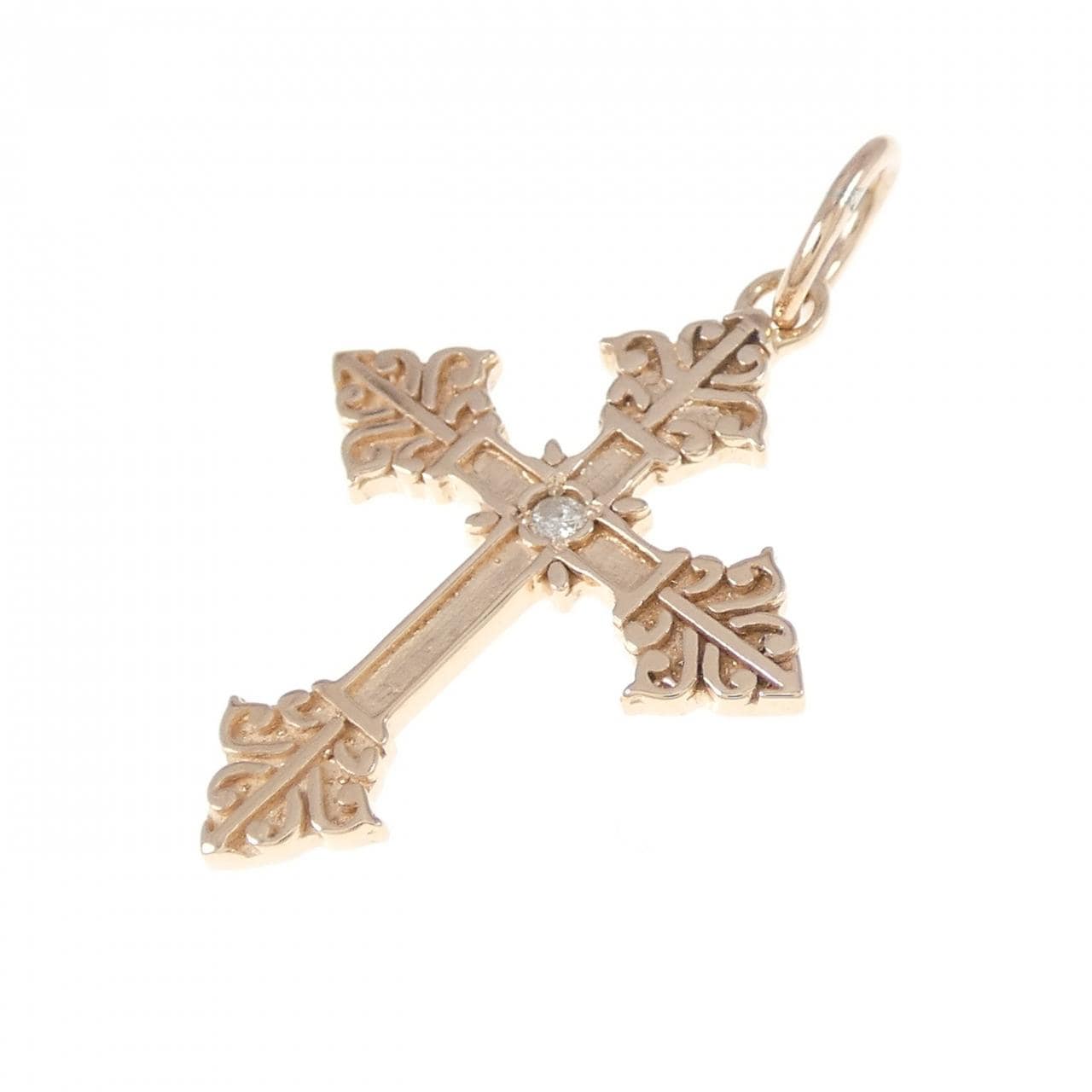 アガット ダイヤモンド ペンダント 0.02CT
