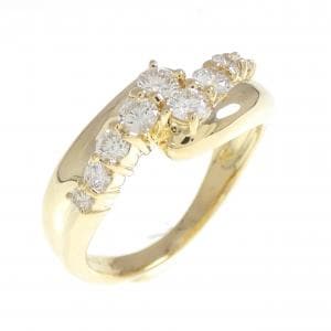 K18YG ダイヤモンド リング 0.52CT