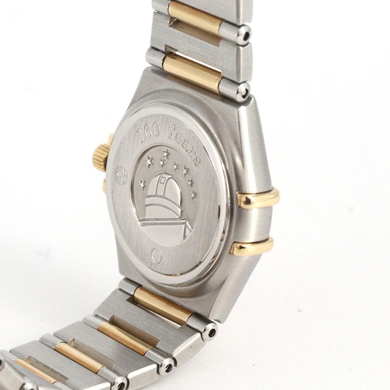 【ノーメンテナンス還元価格】オメガ コンステレーションミニ･160YEARS コンビ/D･12P 111.25.23.60.58.001 SSxYG クォーツ