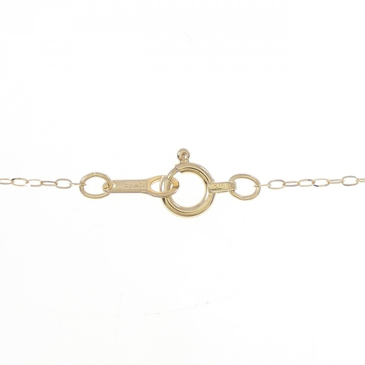 K18YG サファイヤ ネックレス 0.40CT