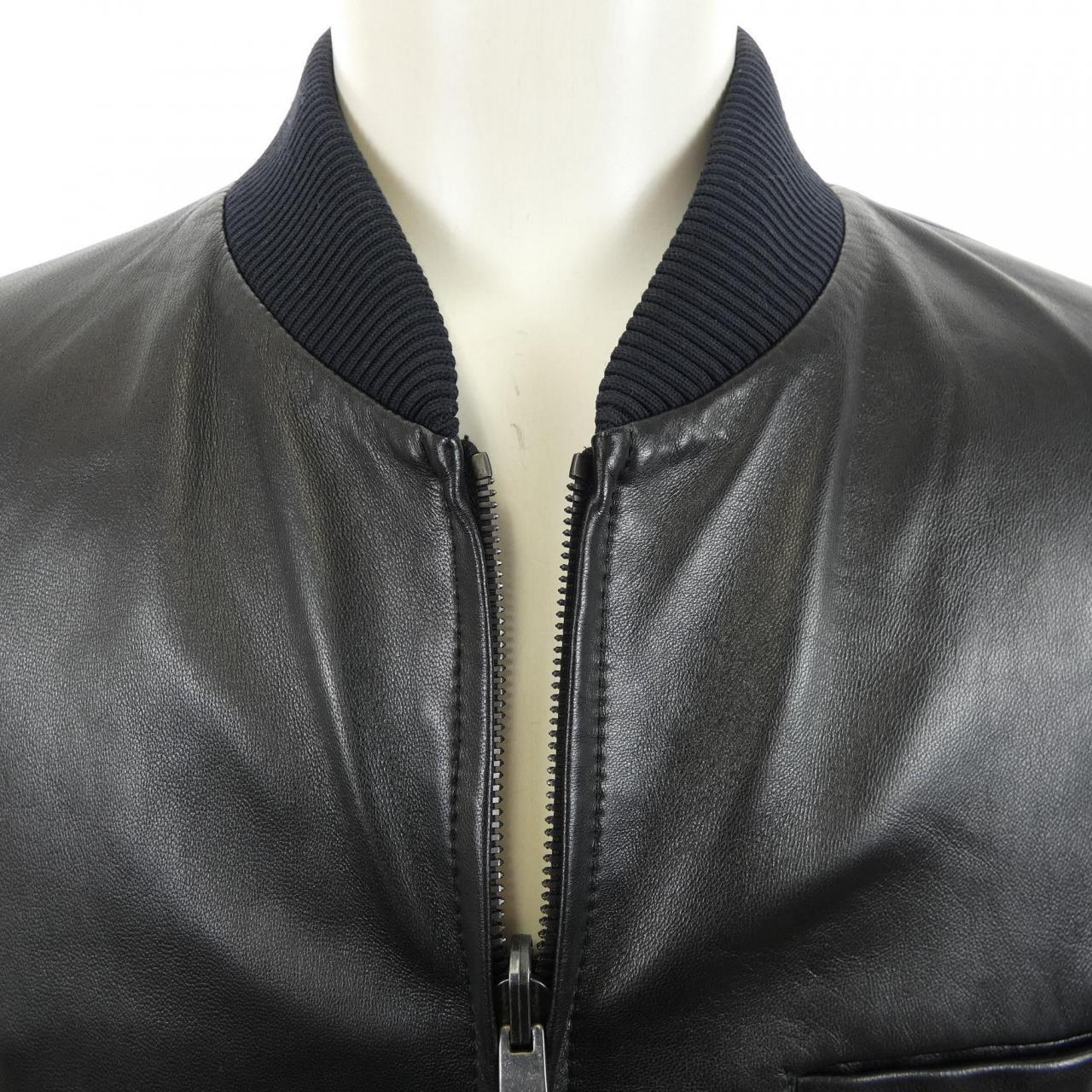 プラダ PRADA UPW206 038 レザージャケット