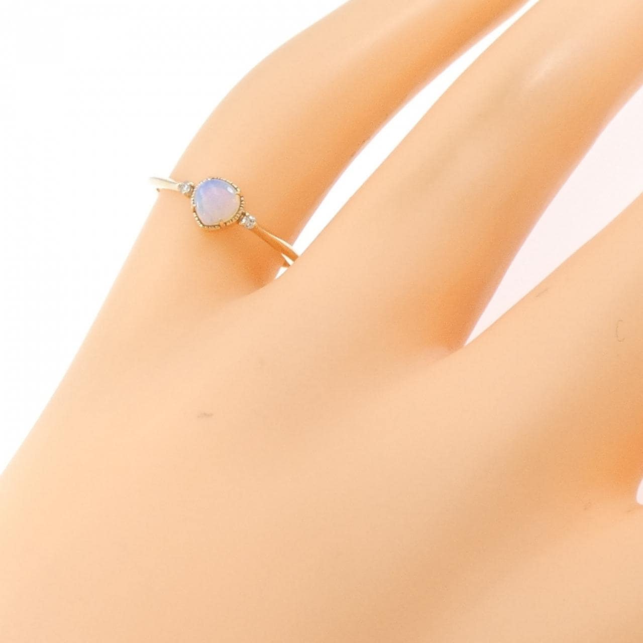 アガット オパール リング