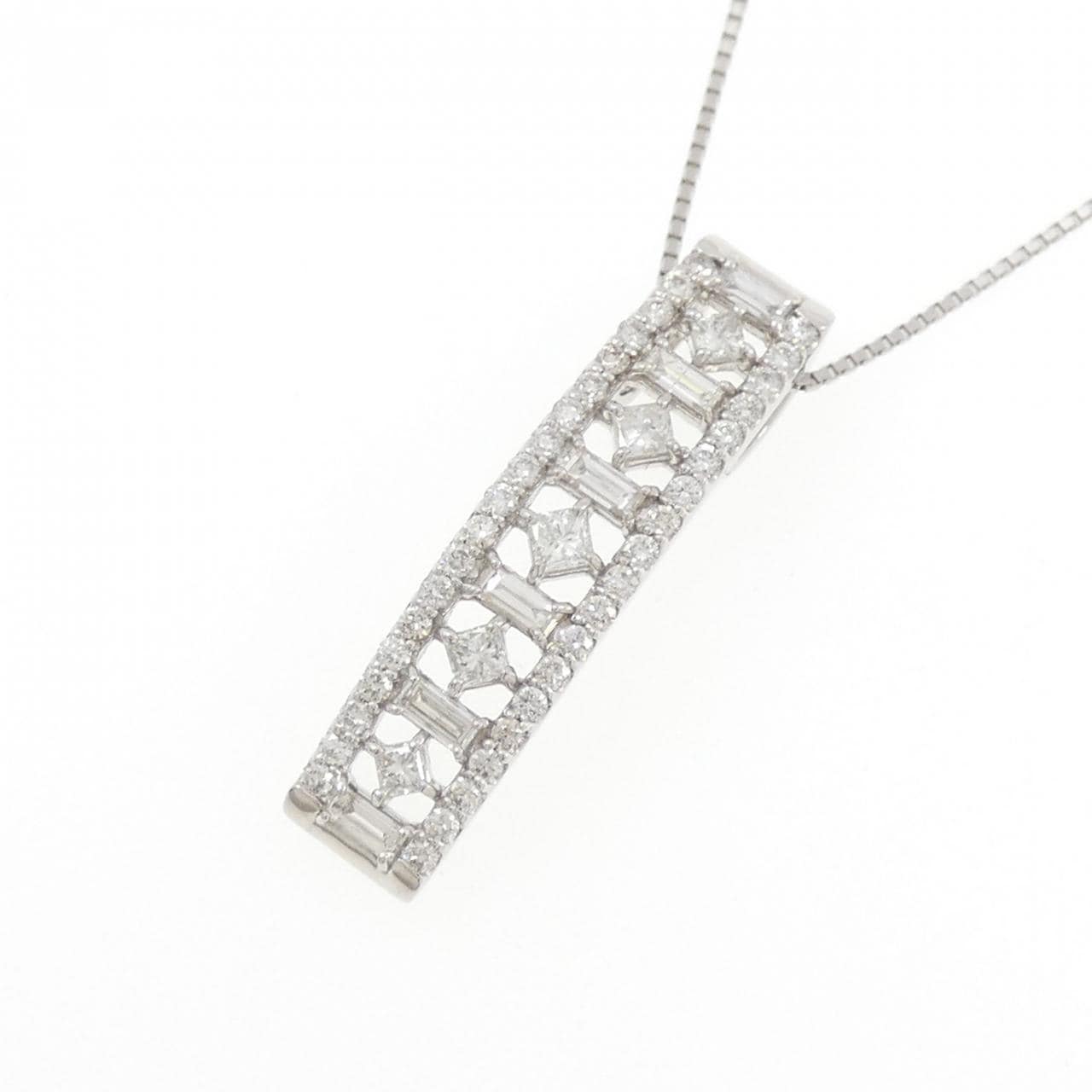 PT900/PT850 ダイヤモンド ネックレス 0.80CT