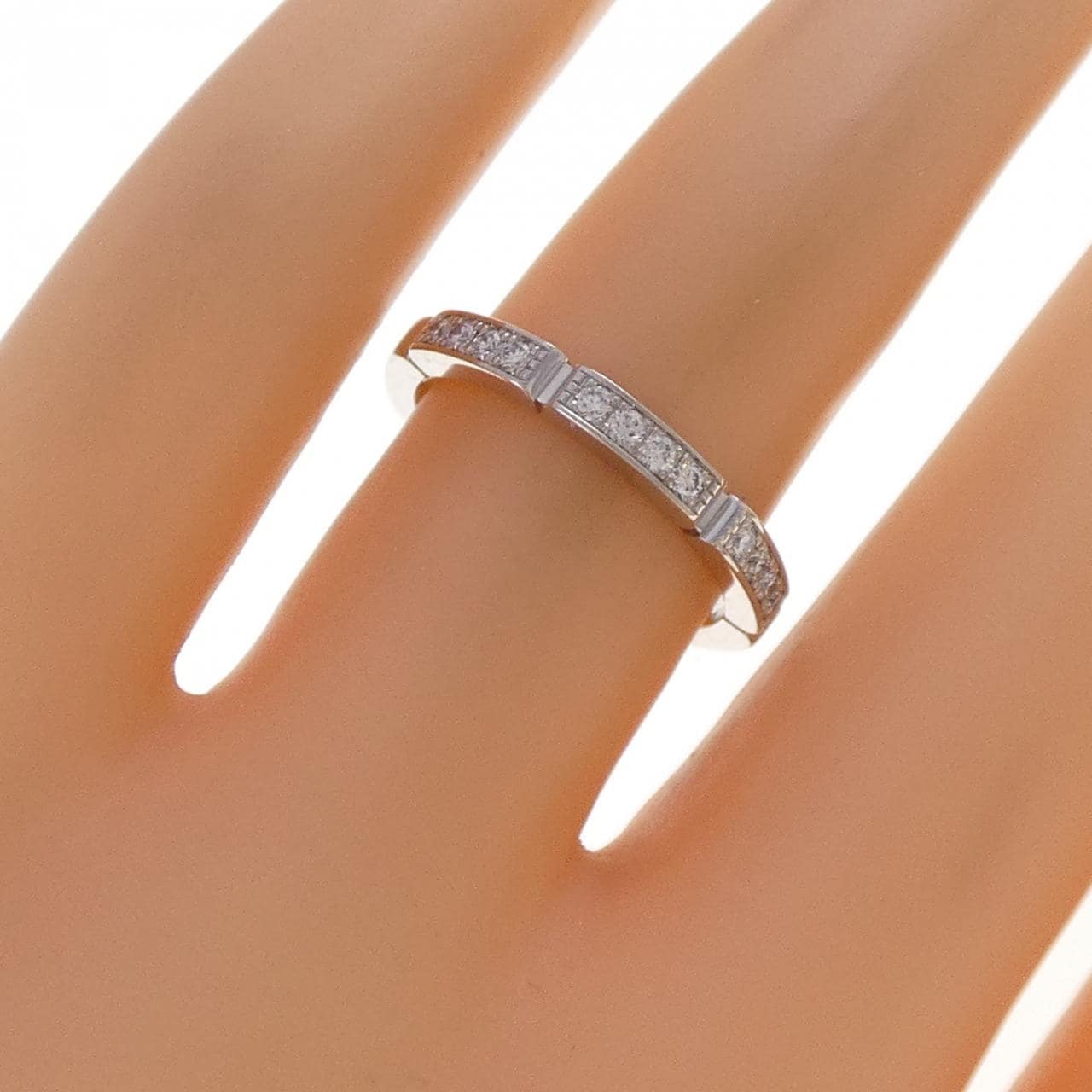 カルティエ マイヨンパンテール ハーフダイヤ リング