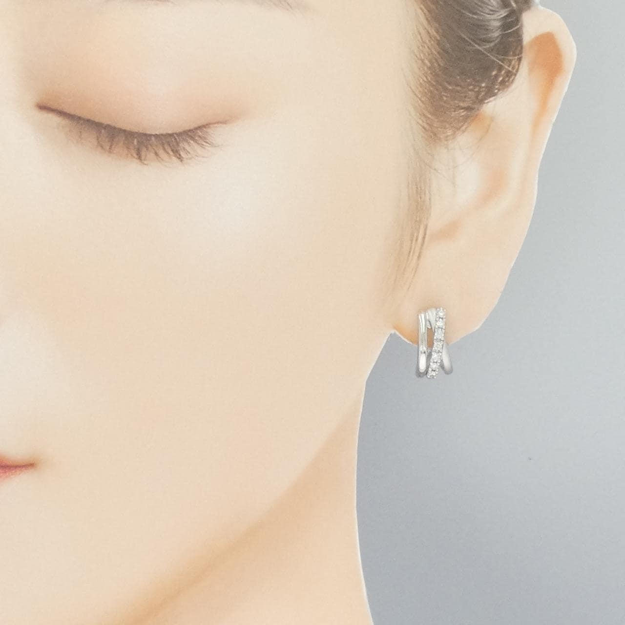 タサキ ダイヤモンド ピアス 0.24CT