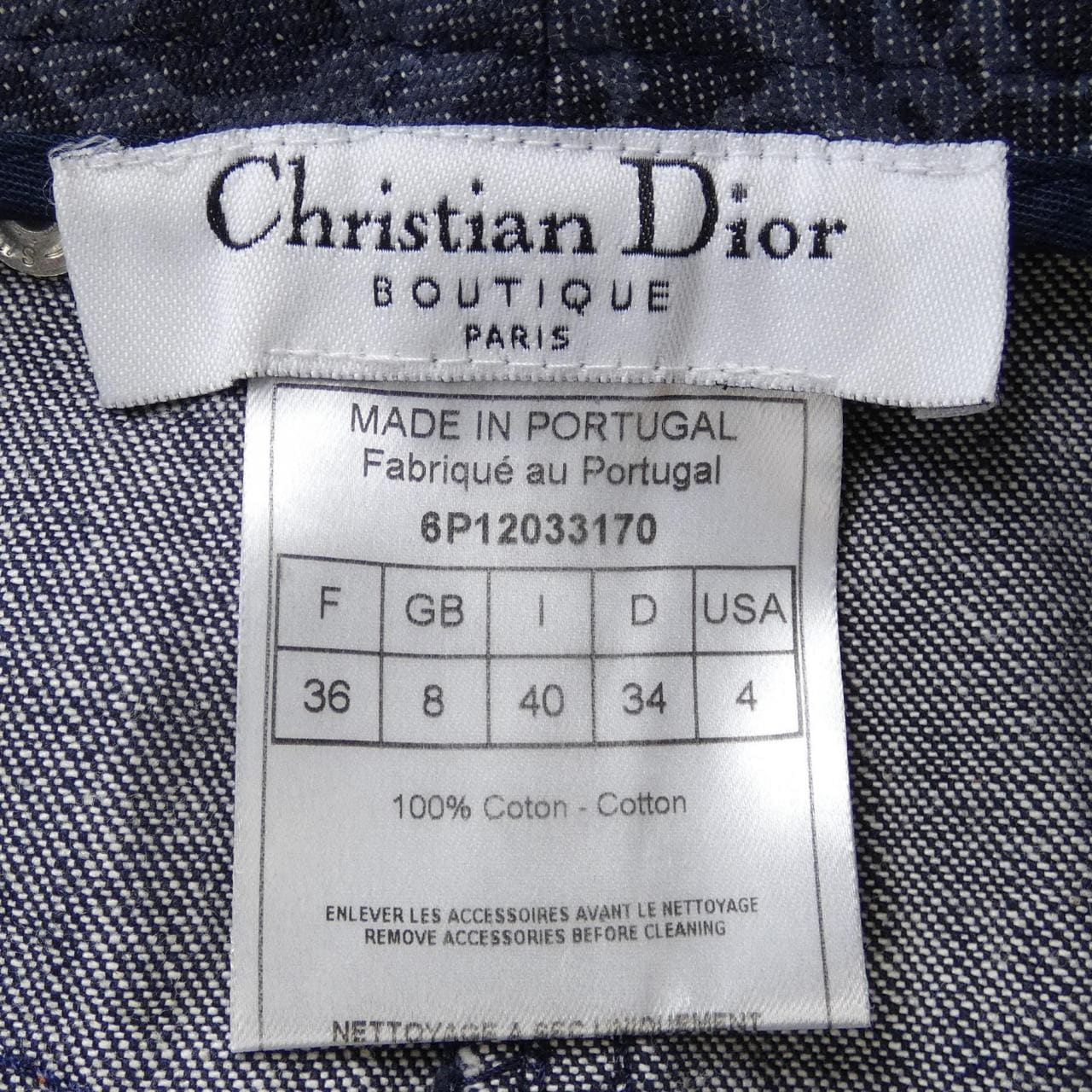 CHRISTIAN DIOR SKIRT DIOR CHRISTIAN DIOR