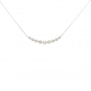 【新品】PT900 ダイヤモンド ネックレス 0.30CT