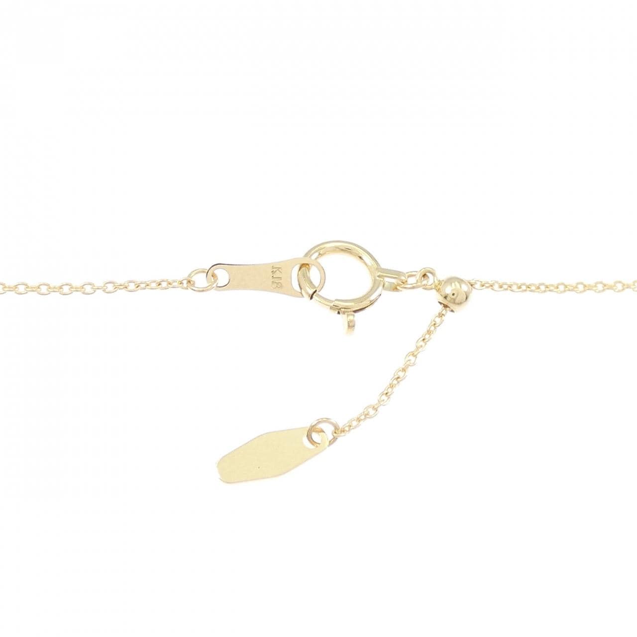 【リメイク】K18YG ダイヤモンド ネックレス 0.437CT D VVS2 3EXT H&C