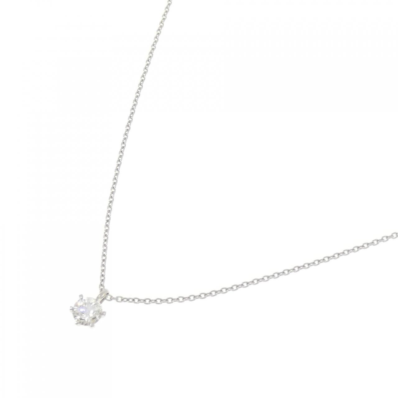 【リメイク】PT900/PT850 ダイヤモンド ネックレス 0.201CT E SI1 EXT H＆C