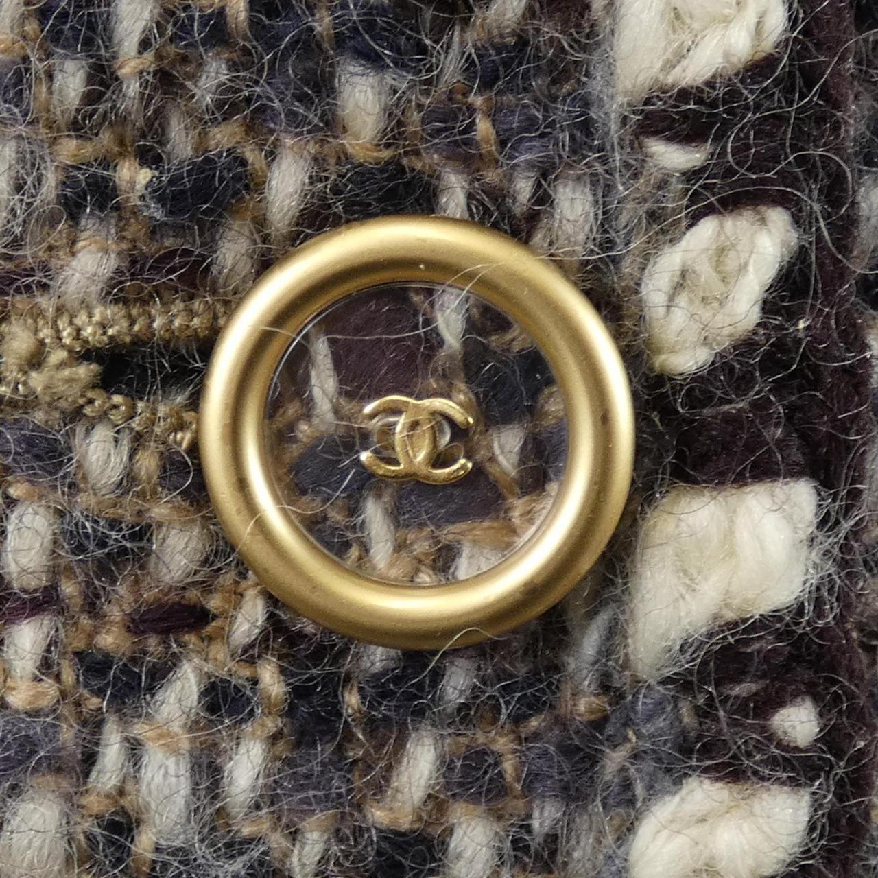 【ヴィンテージ】シャネル CHANEL P18345V10547 01A ノーカラージャケット