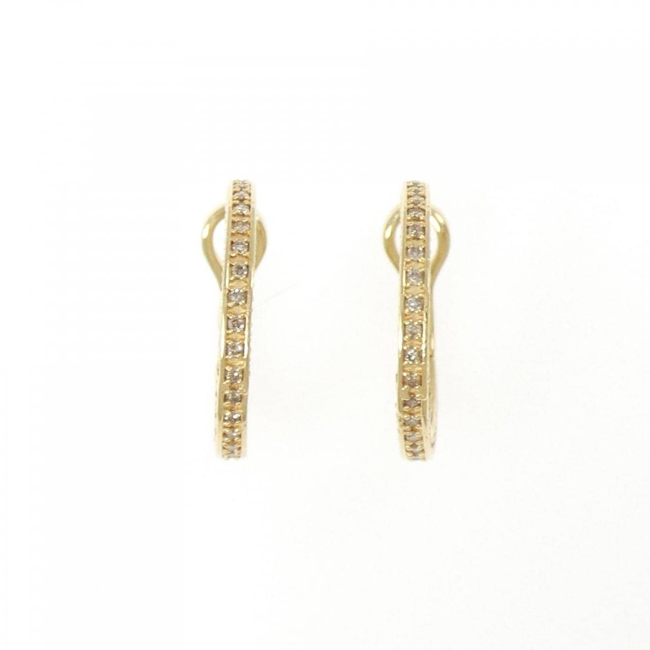 K18YG ダイヤモンド ピアス 1.00CT