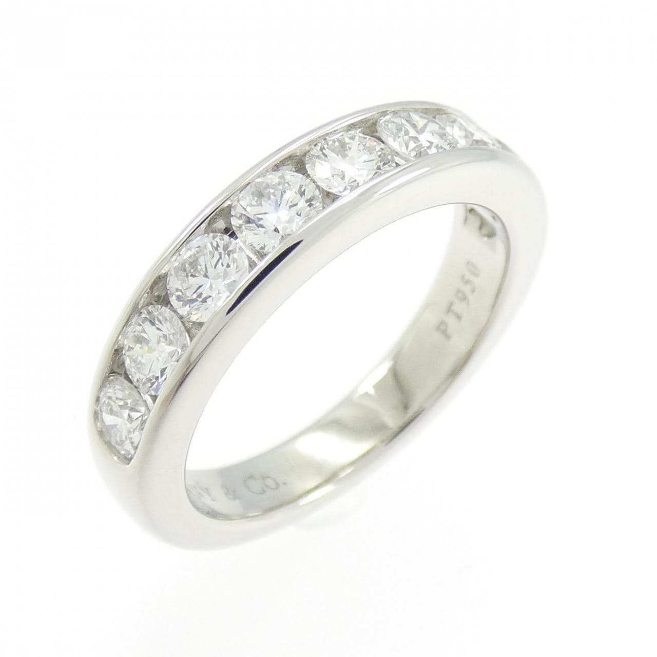 ティファニー ハーフサークル チャネルセッティング リング