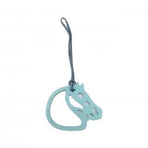 エルメス パドック シュバル バイカラー 067303CA バッグチャーム