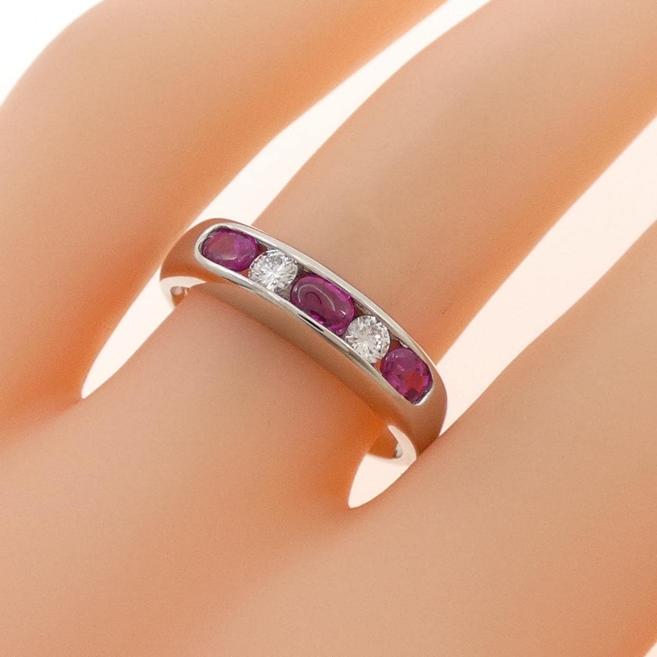 PT900 ルビー リング 0.48CT