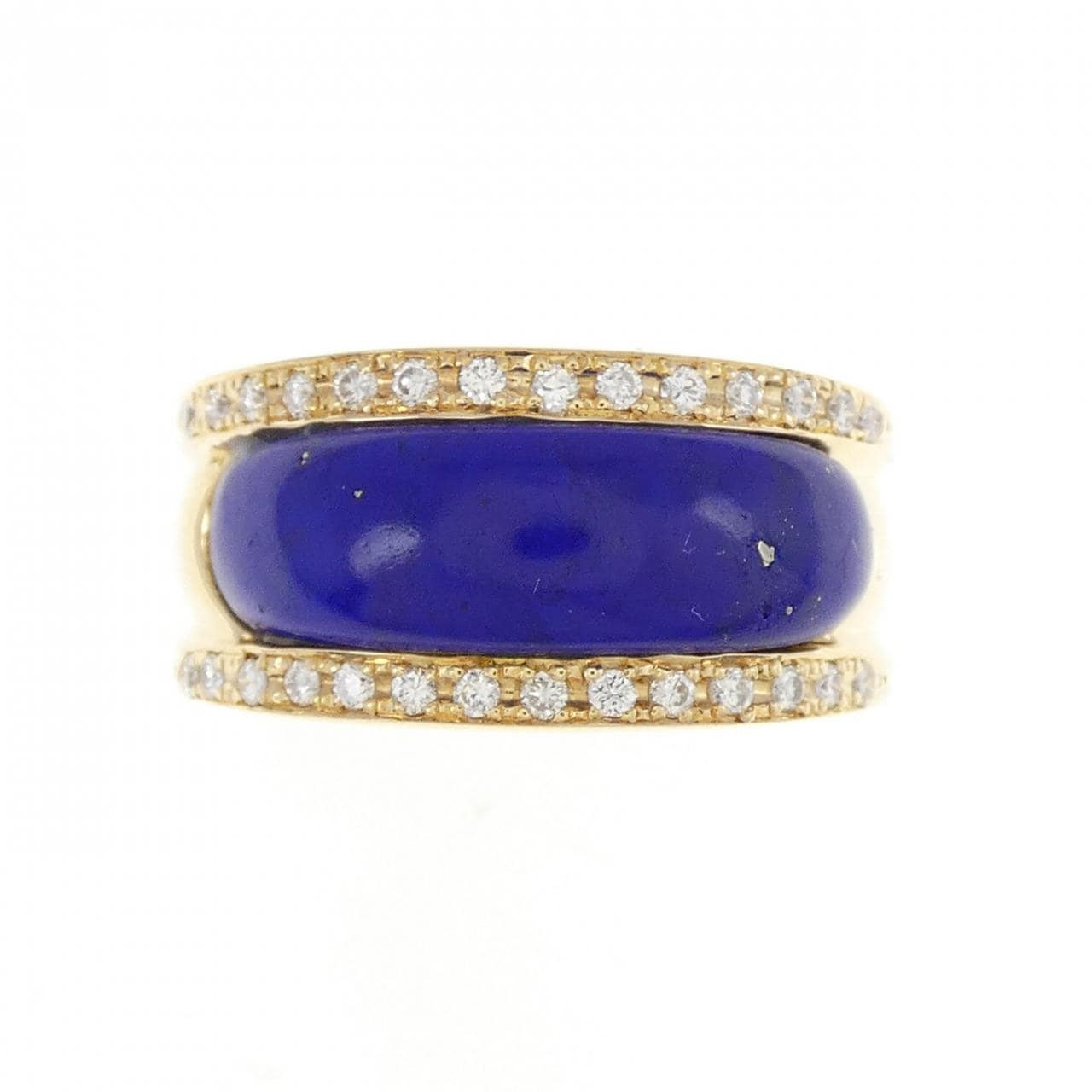 K18YG lapis lazuli ring