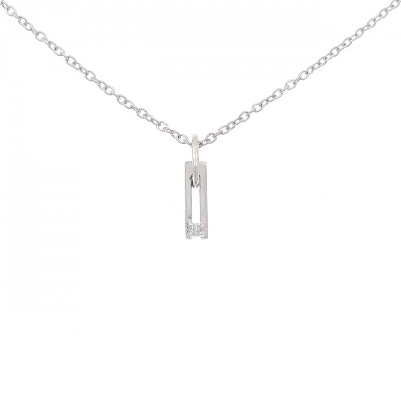 PT900/PT850 ダイヤモンド ネックレス 0.01CT