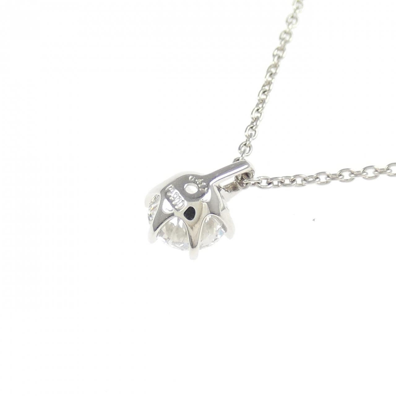 【リメイク】PT900/PT850 ダイヤモンド ネックレス 0.417CT E SI1 EXT H&C