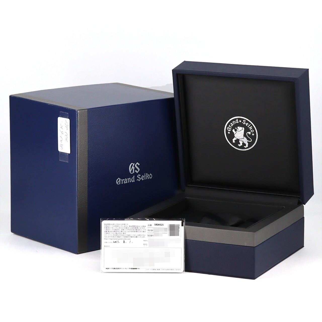セイコー グランドセイコー･ヘリテージコレクション GINZA LIMITED 9S85-01H0/SBGH315 SS 自動巻