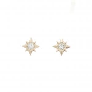 【リメイク】K10YG ダイヤモンド ピアス 0.14CT