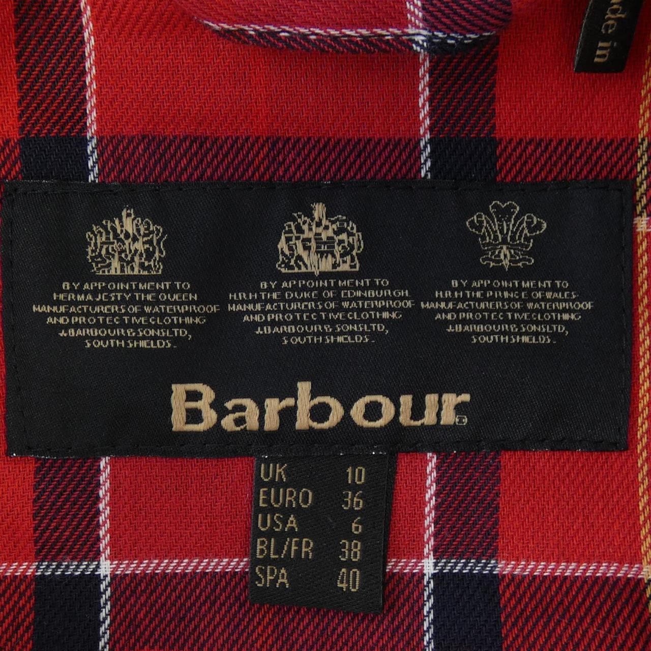 バブアー BARBOUR ブルゾン
