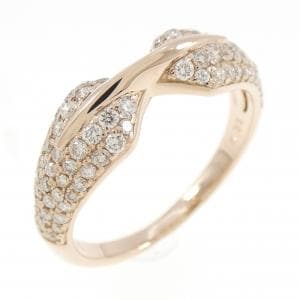 K18PG ダイヤモンド リング 0.55CT