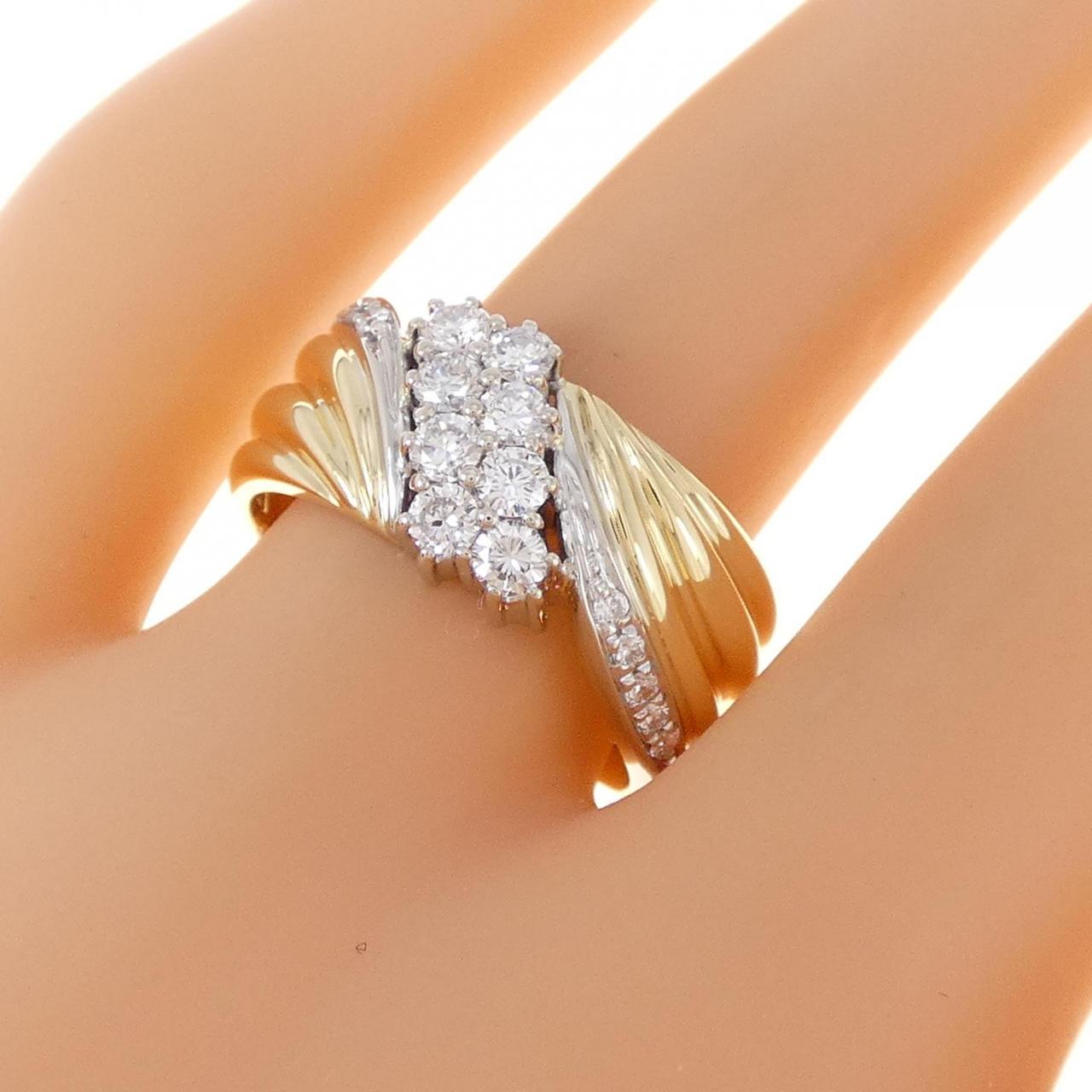 コメ兵｜K18YG/K18WG ダイヤモンド リング 0.58CT｜ジュエリー｜リング