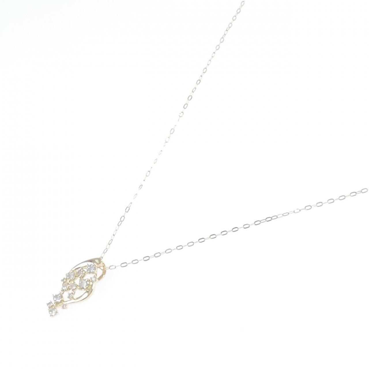[新品] K18YG鑽石項鍊 0.30CT