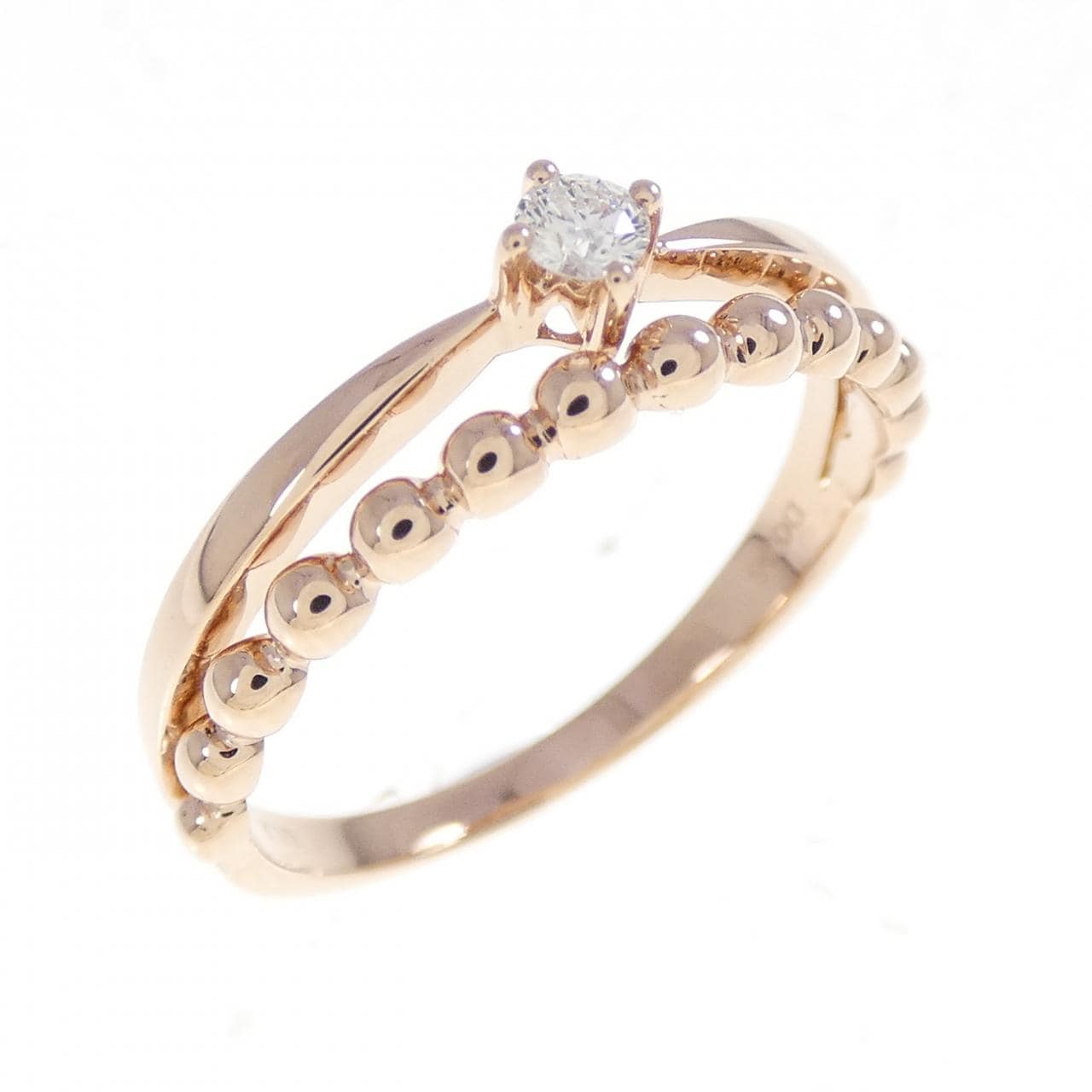 K10PG ダイヤモンド リング 0.06CT