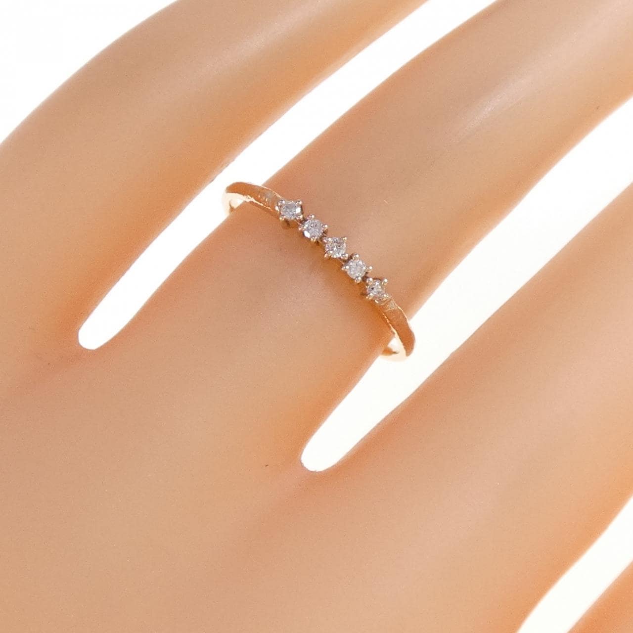 K10PG ダイヤモンド リング 0.05CT