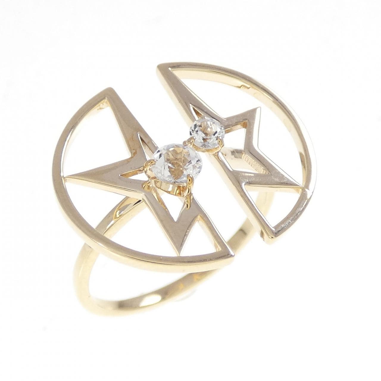 スタージュエリー ホワイトトパーズ リング