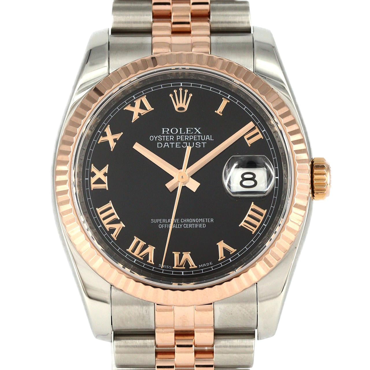 ロレックス デイトジャスト 116231 SSxPG 自動巻 Z番