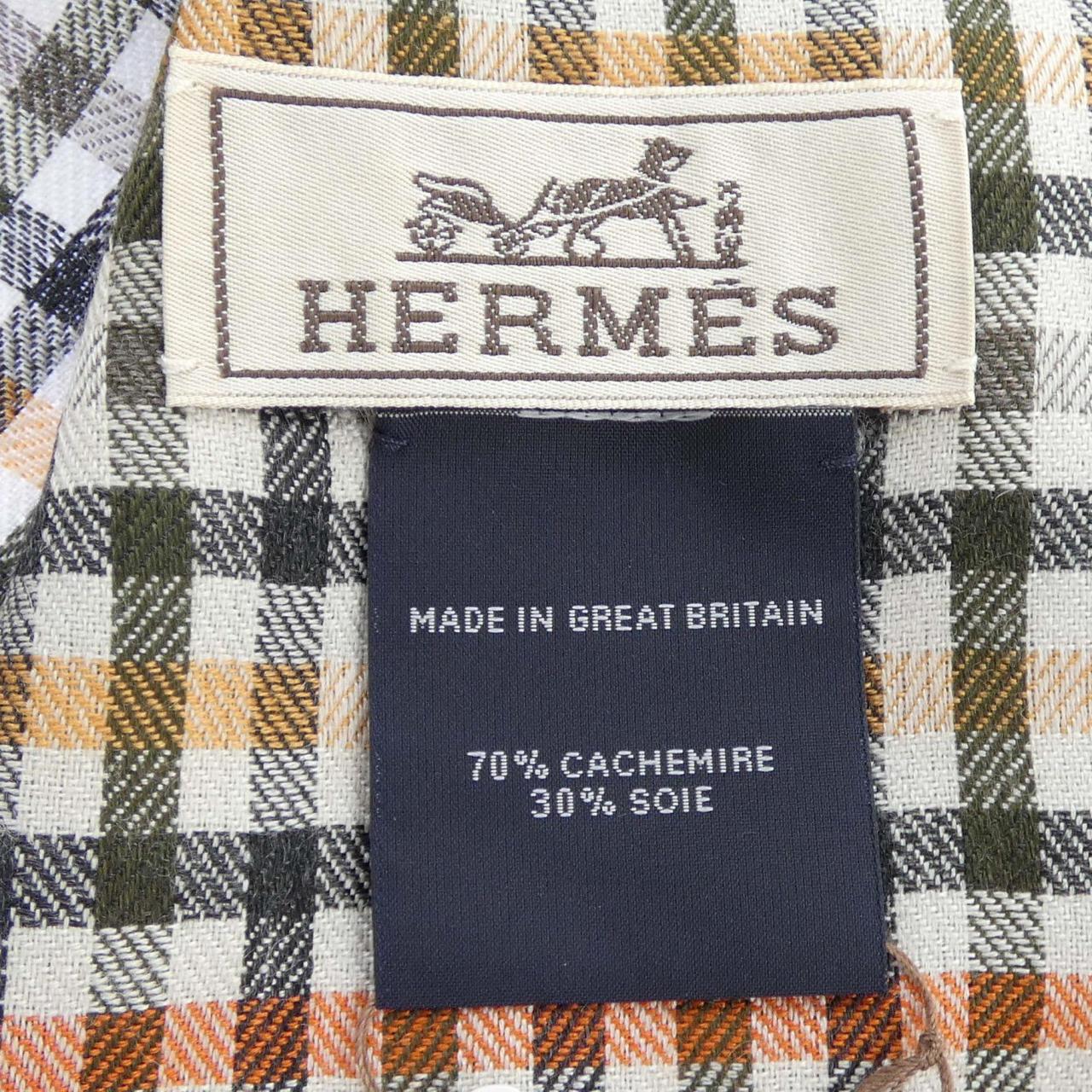 エルメス HERMES H393835T Hエコセ STOLE