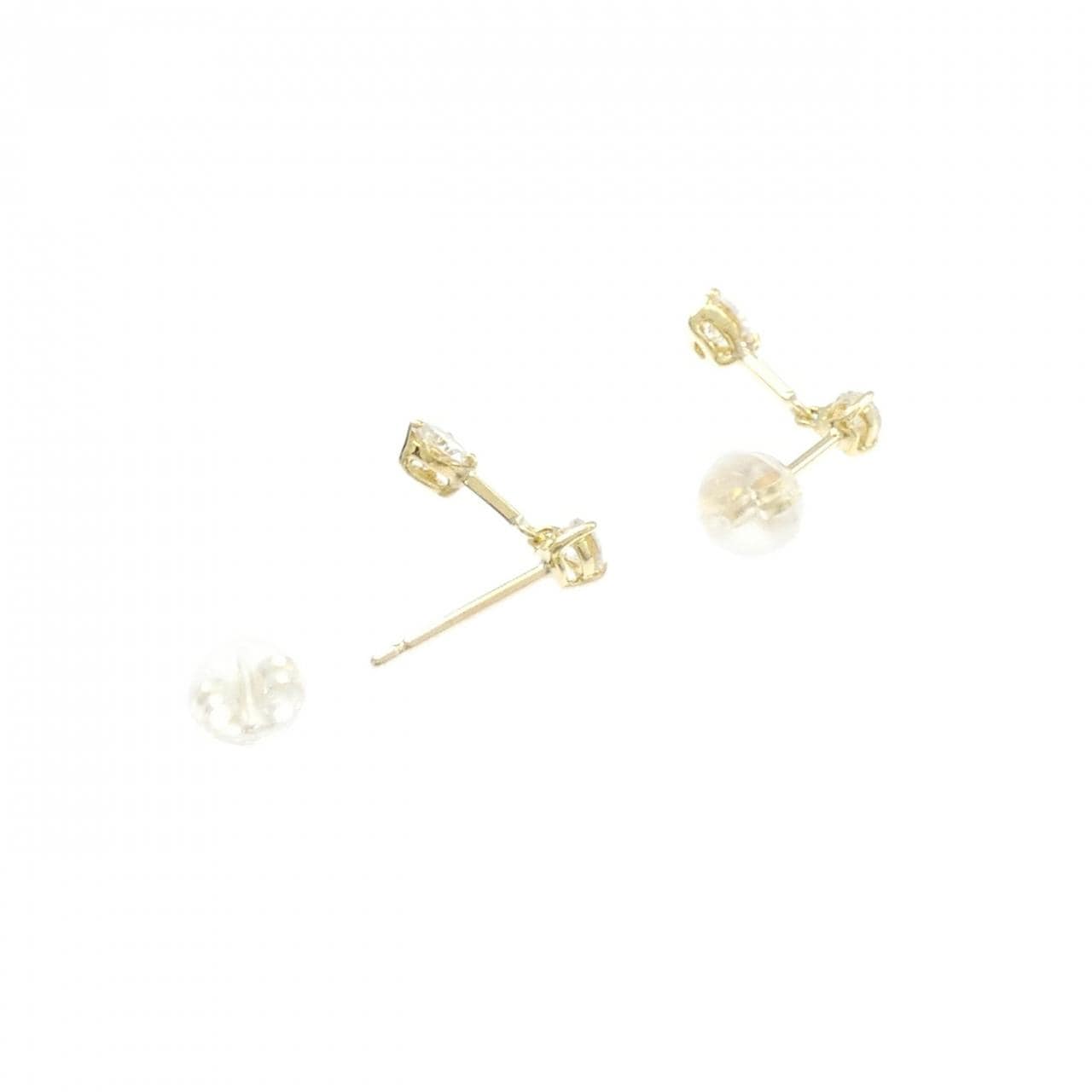 K18YG ダイヤモンド ピアス 0.50CT