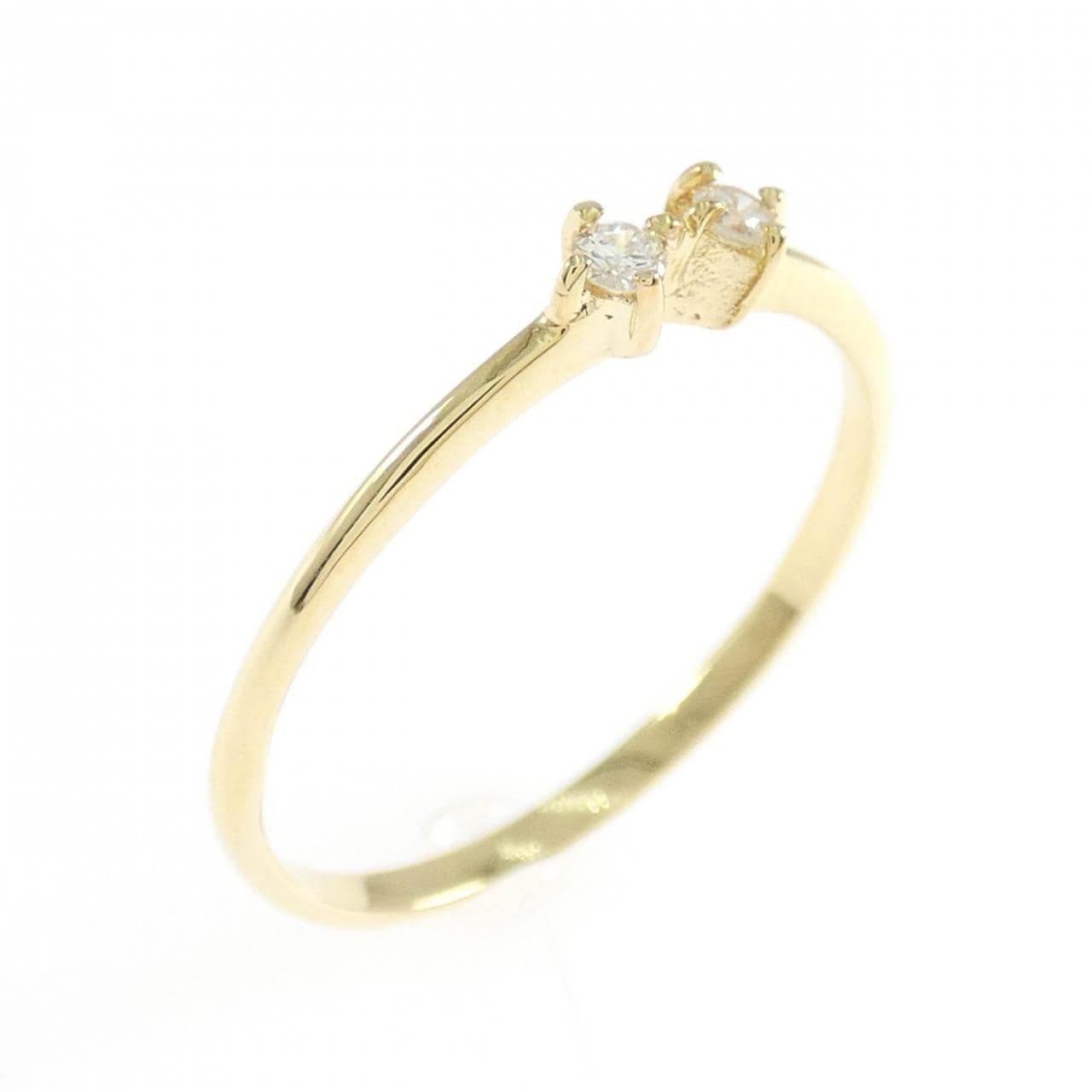 750YG ダイヤモンド リング 0.04CT