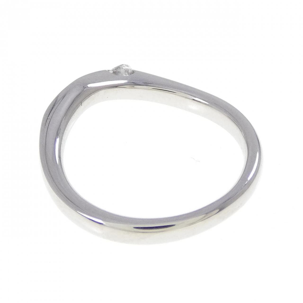 PT900 ハート ダイヤモンド リング 0.10CT