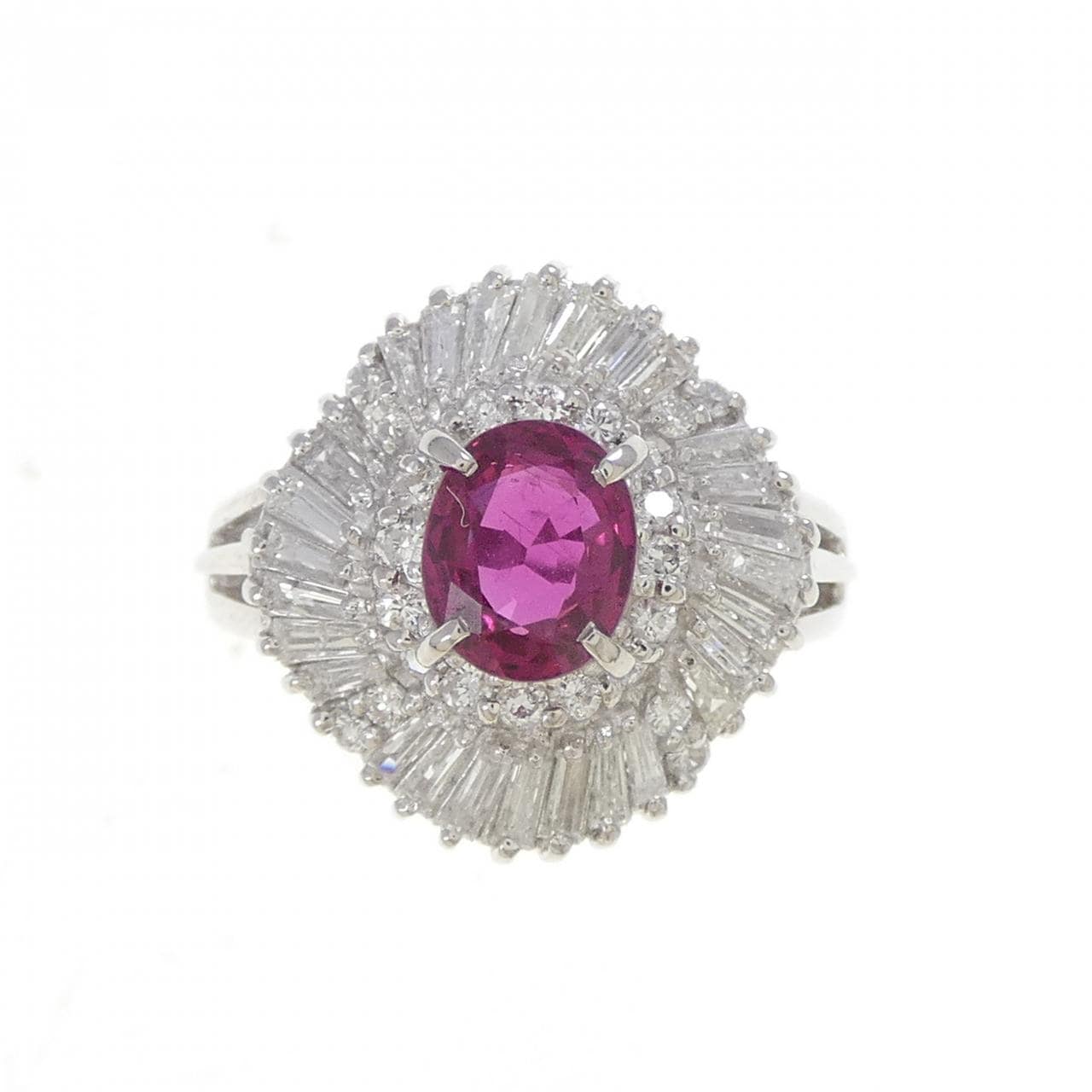 PT900 ルビー リング 1.103CT