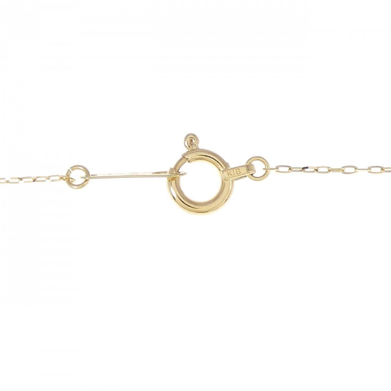 K18YG スター ダイヤモンド ネックレス 0.25CT