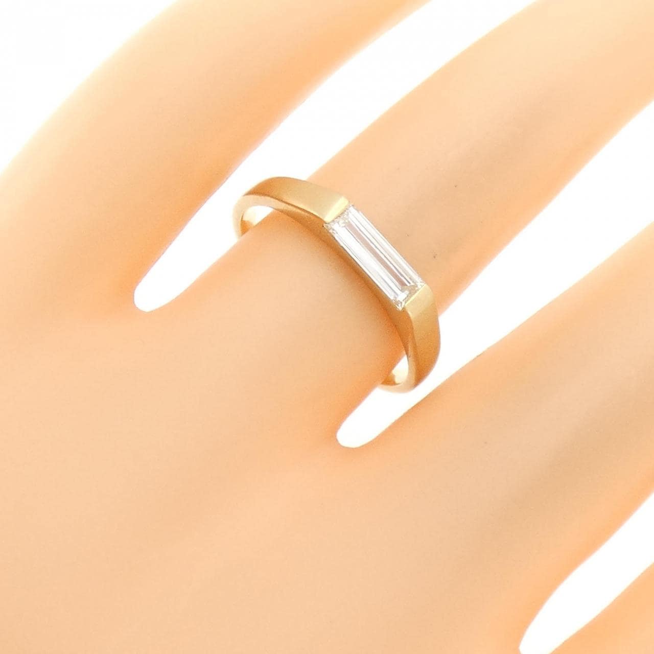 【新品】K18YG ダイヤモンド リング 0.41CT