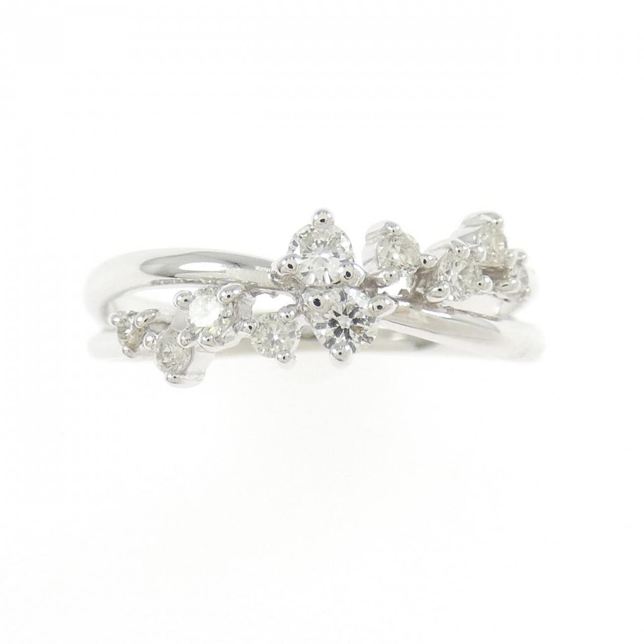 K18WG ダイヤモンド リング 0.20CT