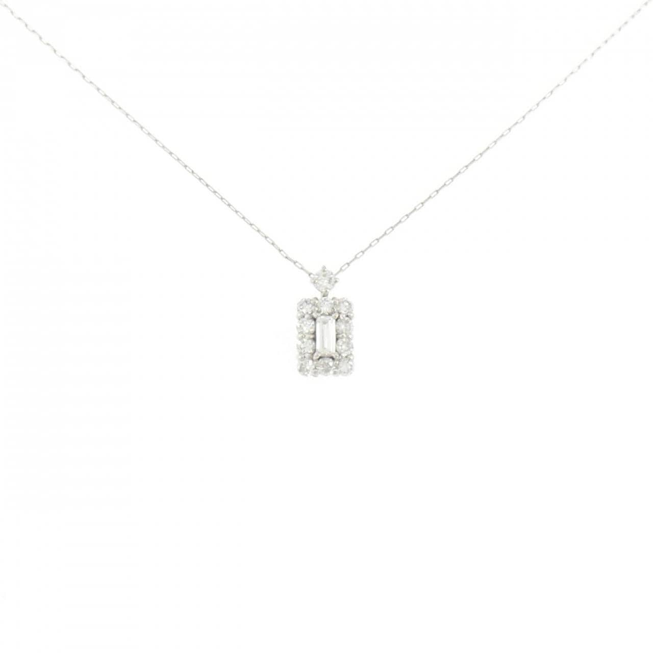 【新品】PT900/PT850 ダイヤモンド ネックレス 0.25CT