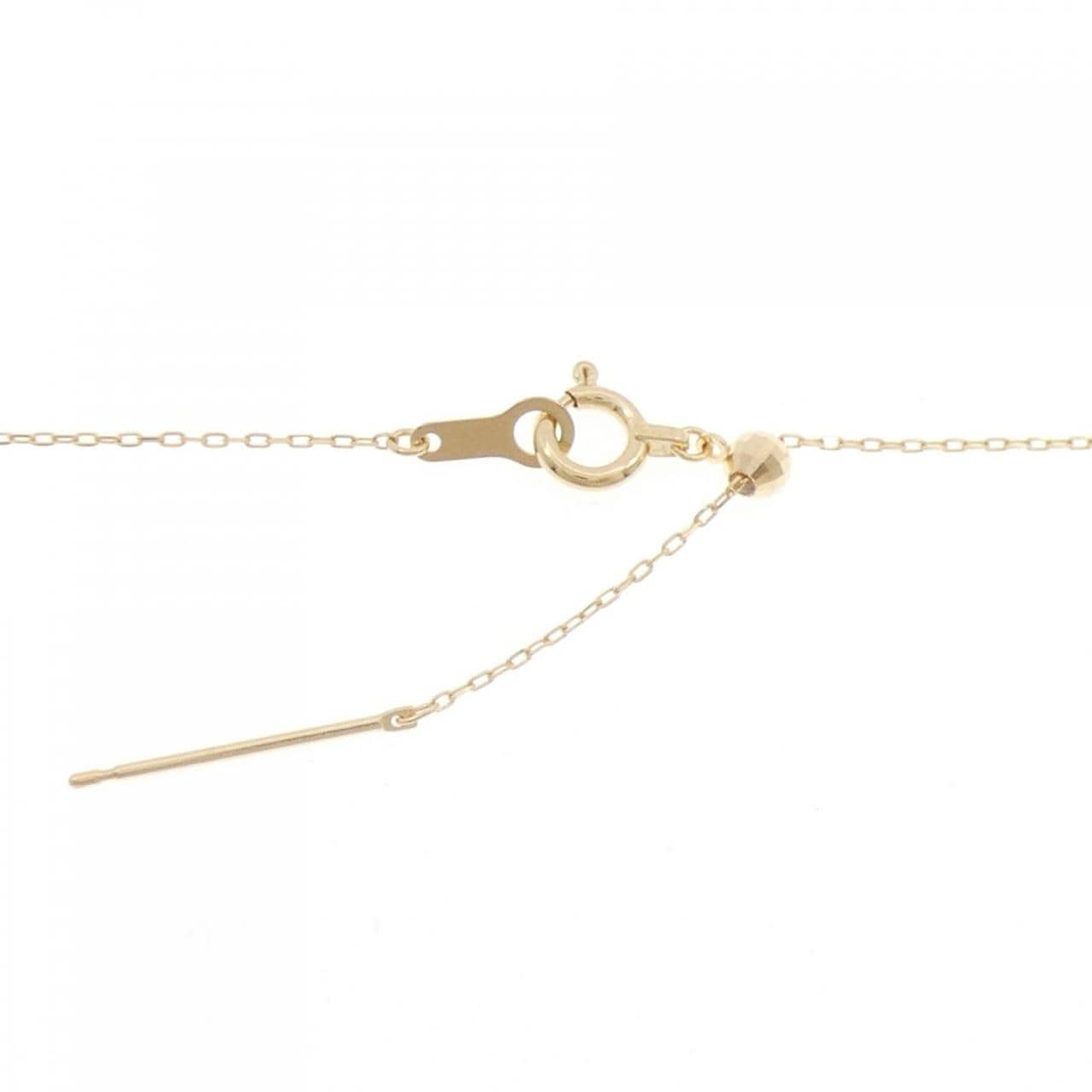 K18YG ハート ダイヤモンド ネックレス 0.02CT