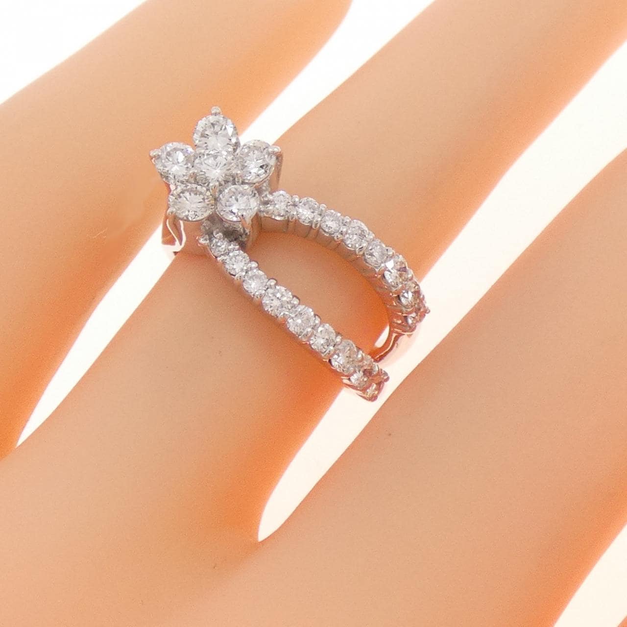 ポンテヴェキオ ダイヤモンド リング 0.91CT