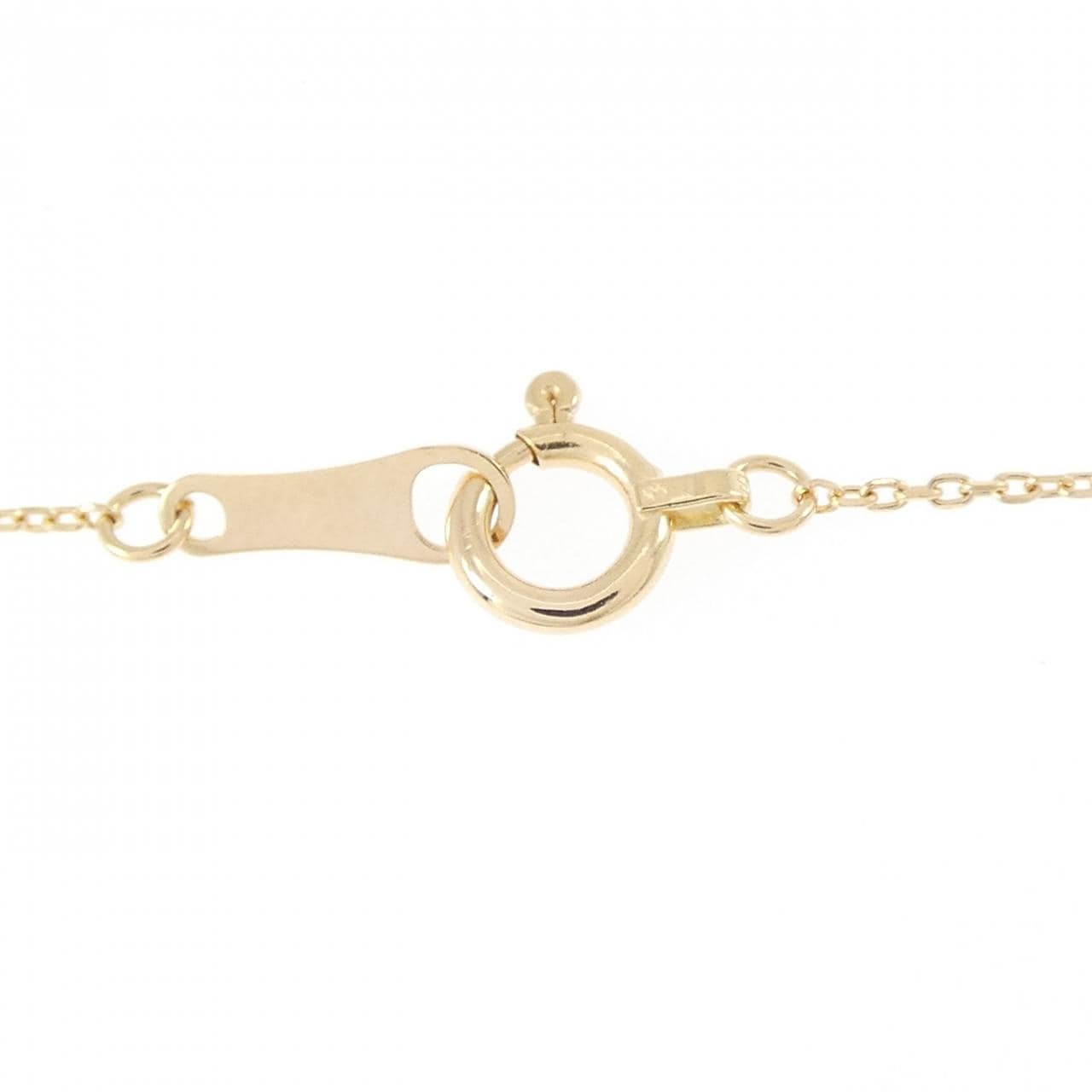 K18YG ホースシュー ダイヤモンド ネックレス 0.30CT