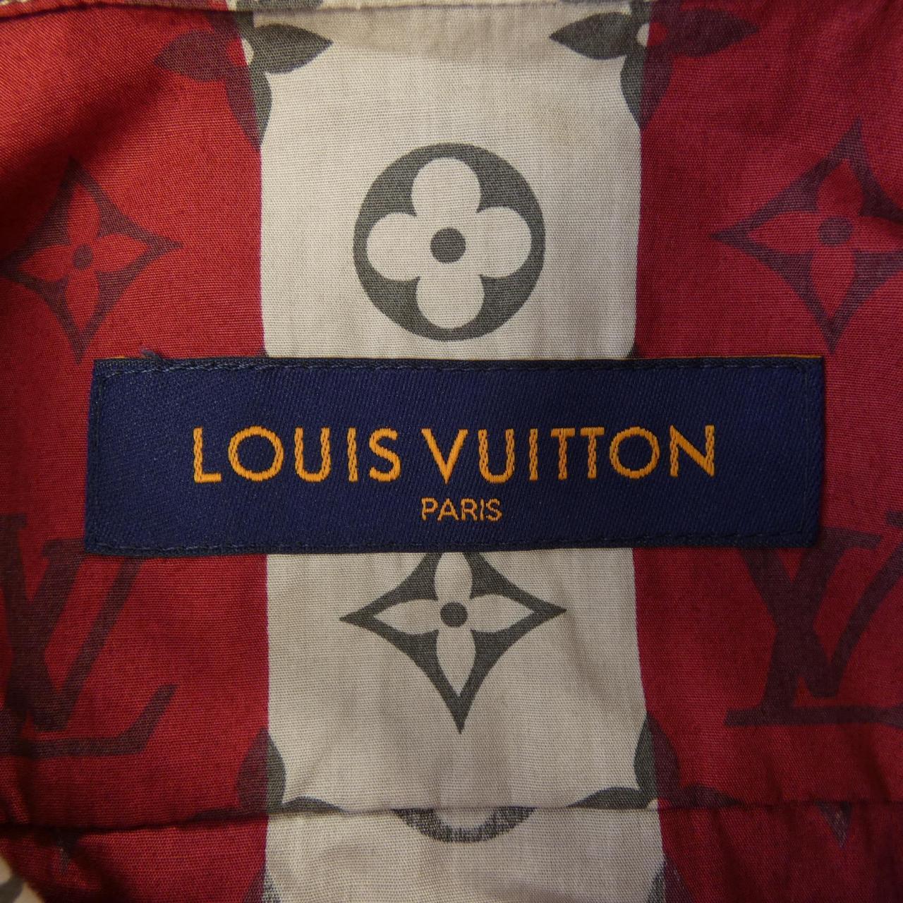 ルイヴィトン LOUIS VUITTON モノグラムトランクストライプショートスリーブ NIGO 日本限定 HMS05WJB8 S/Sシャツ