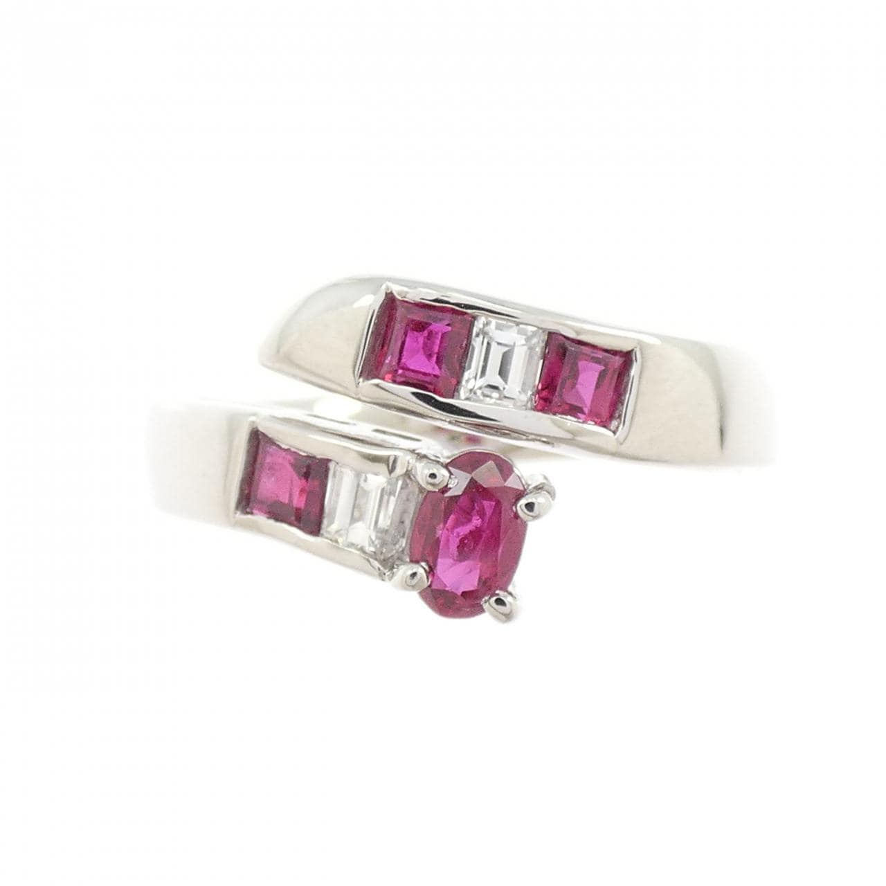 PT900 ルビー リング 0.66CT