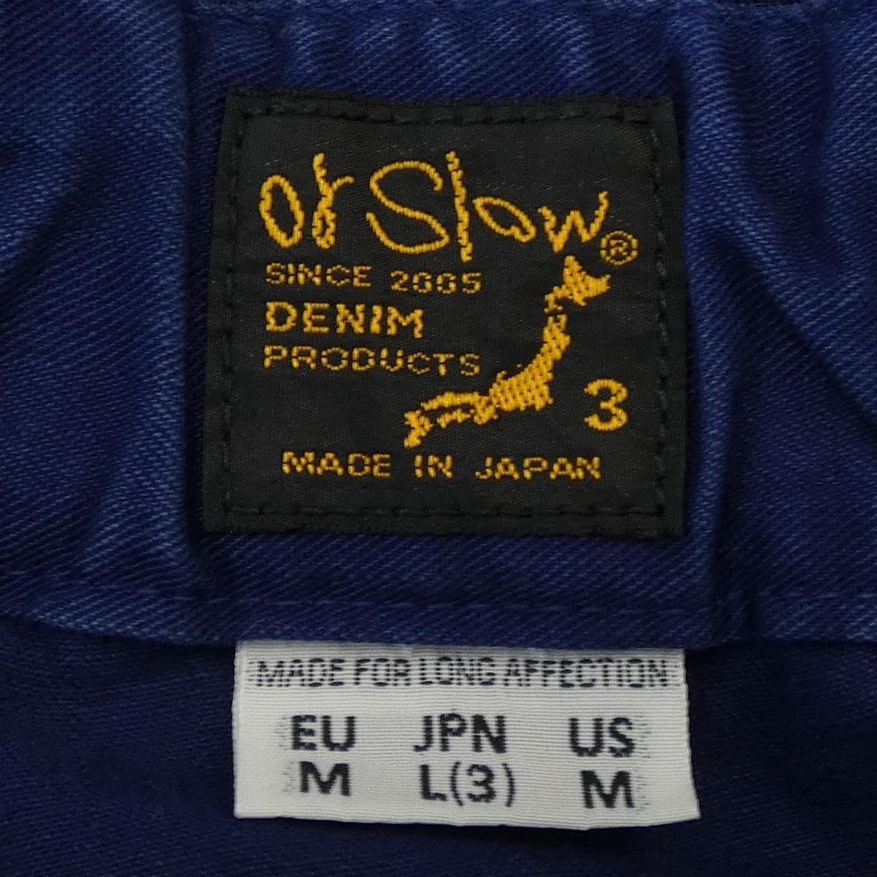 オアスロウ OR SLOW パンツ